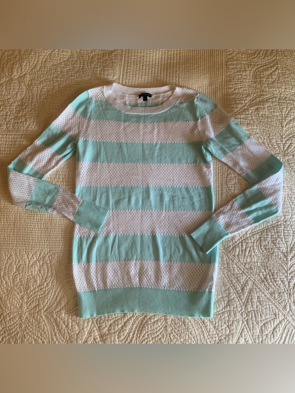 Express open-knit eyelet sweater